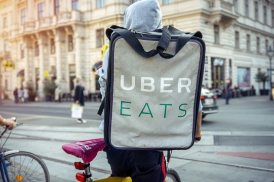 Vienna Austria October.8 2018, Uber Eats Is An Us International